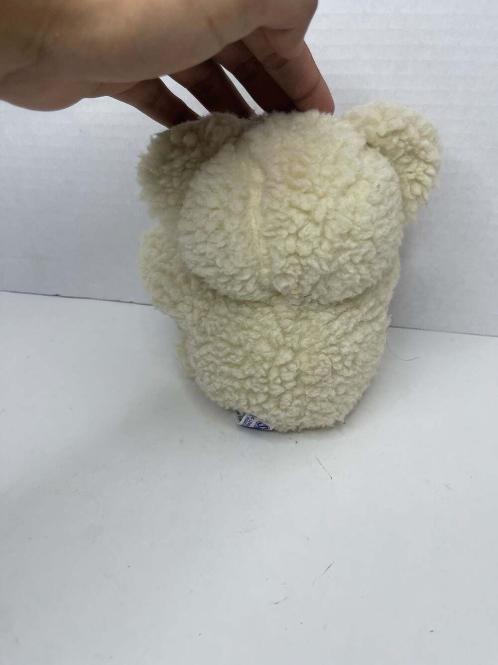 Vintage 1985 Russ Berrie Snuggle Bear Plush Fabric Softener Mascot 8” - Picture 4 of 8
